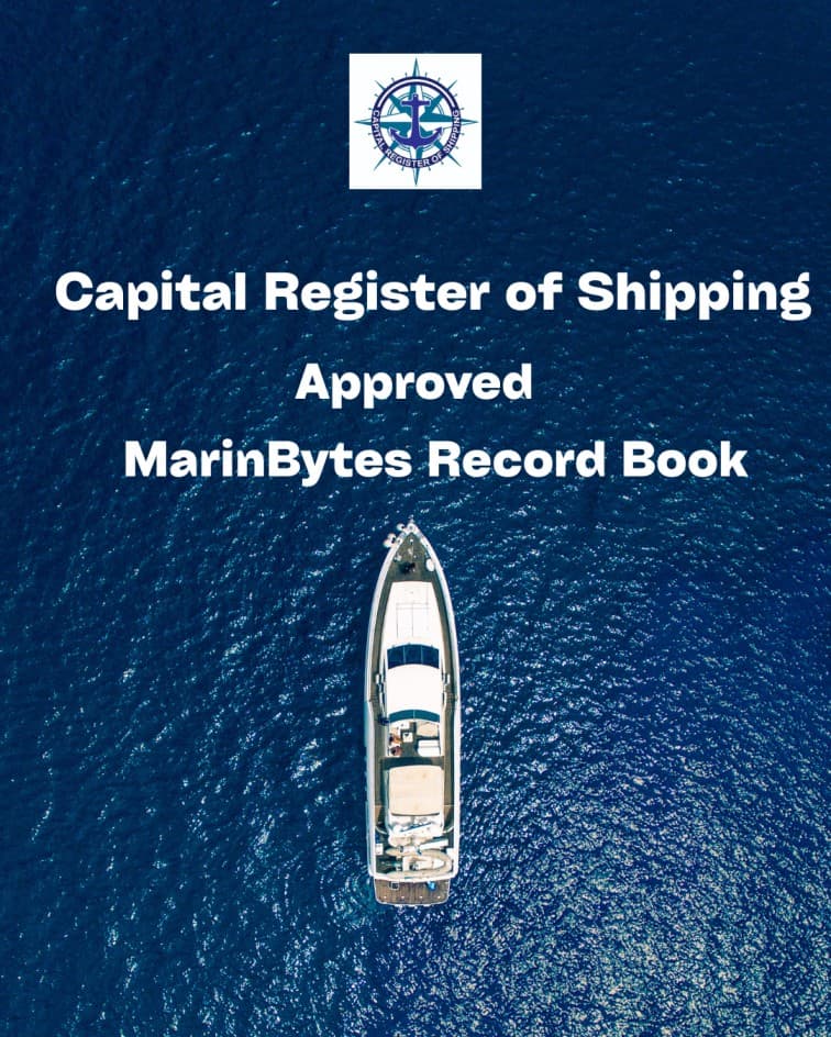 CAPITAL REGISTER OF SHIPPING APPROVED MARINBYTES RECORD BOOK